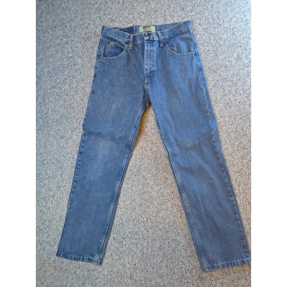 Wrangler Authentics Mens Straight Leg Jeans 32x29 Medium Wash Blue 10ZM100SW